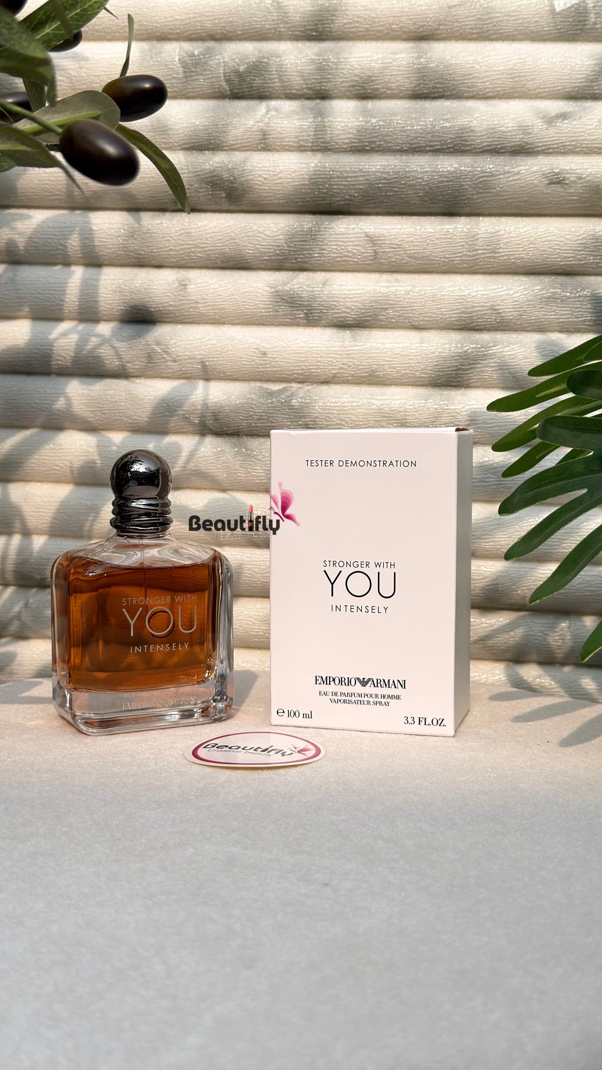 Giorgio Armani - Stronger with you Intensely - 100ml EDP Tester for Men