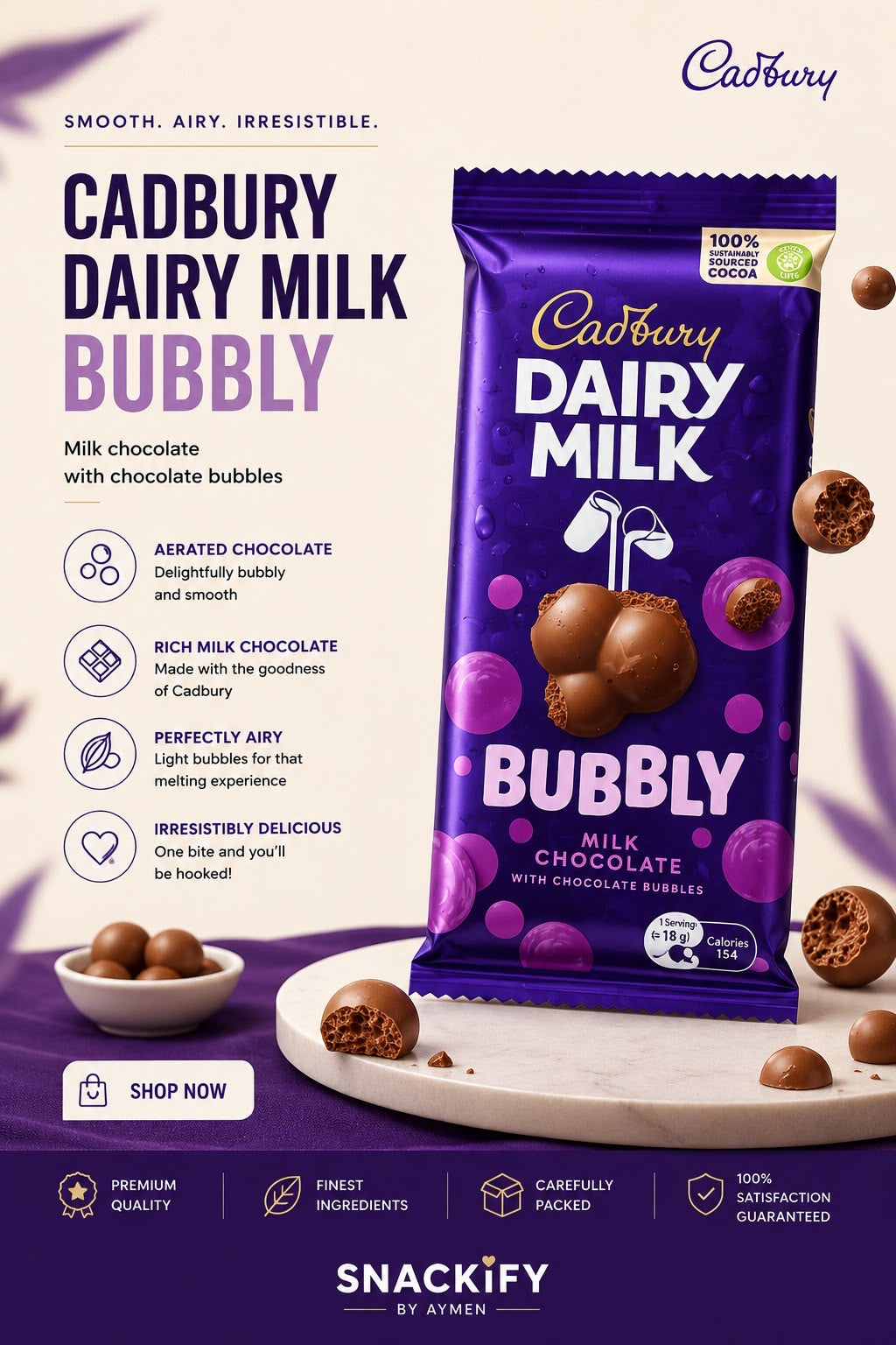 Dairy Milk Bubbly