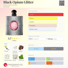 Ysl - Black Opium Glitter - 100ml EDP Tester for Women