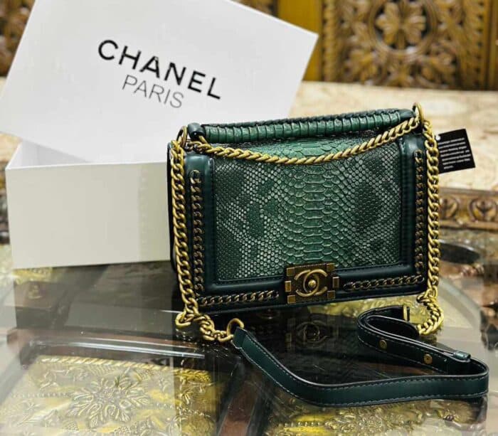 Chanel snake skin chain bag beautifly. Com. Pk