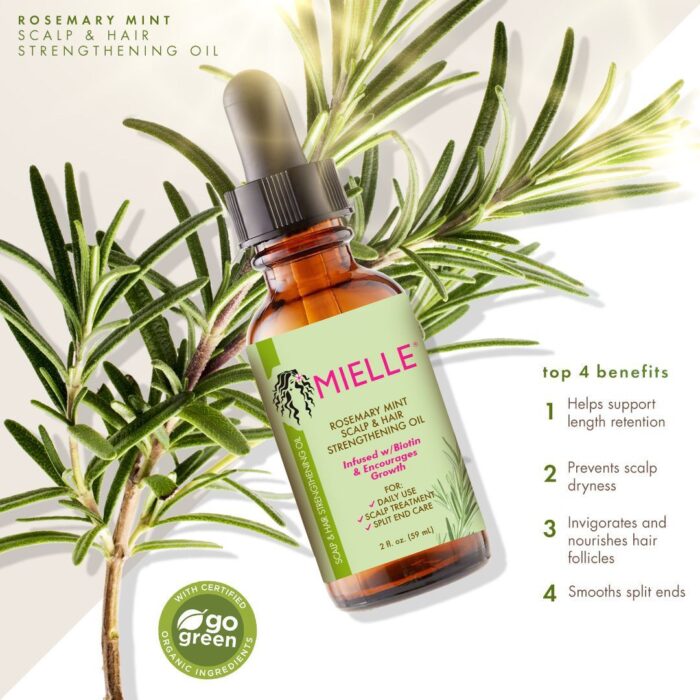 Mielle rosemary mint scalp and hair strengthening oil 59ml beautifly. Com. Pk 1