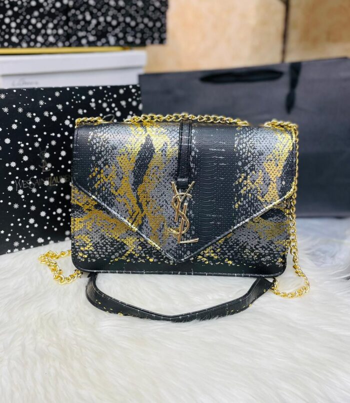 Ysl snake skin chain bag beautifly. Com. Pk