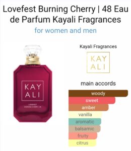 Kayali love fest burning cherry 100ml edp tester unisex beautifly. Com. Pk