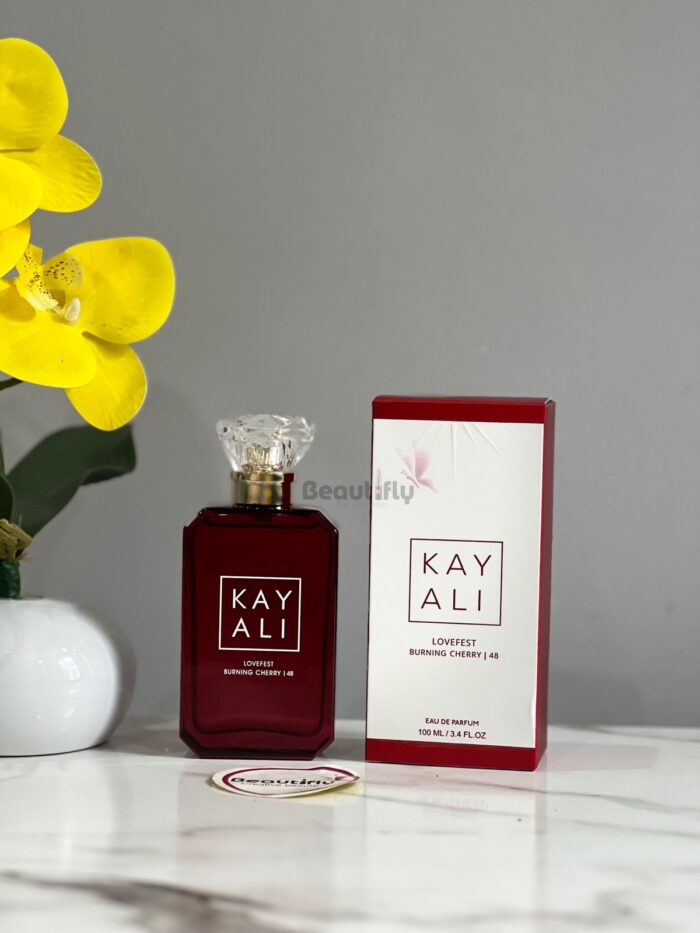 Kayali lovefest burning cherry 48 100ml edp tester unisex beautifly. Com. Pk