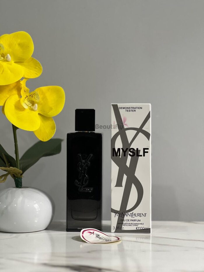 Ysl myslf 100ml edp tester for men beautifly. Com. Pk 2