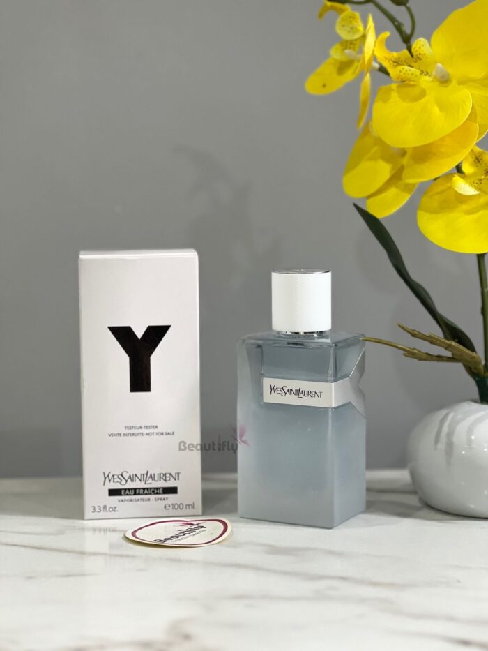 Ysl y 100ml tester eau fraiche for men beautifly. Com. Pk