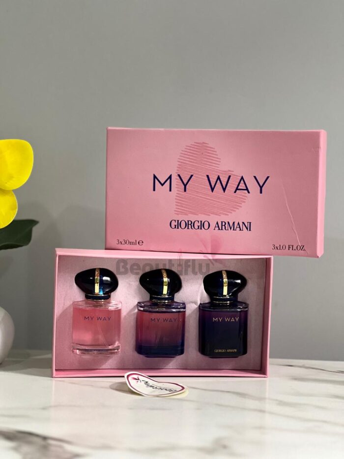 Giorgio armani my way giftset 30ml x 3 beautifly. Com. Pk