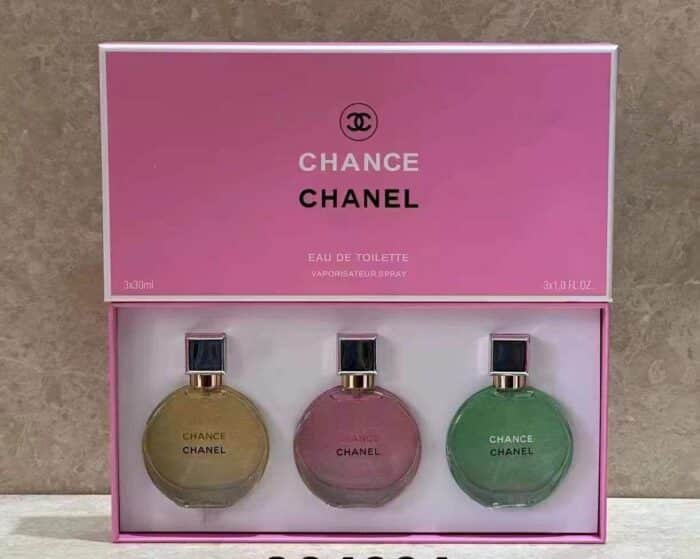 Chanel chance giftset 30ml x 3 beautifly. Com. Pk