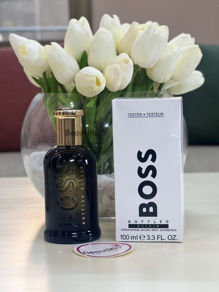 Boss bottled elixir 100ml edp tester beautifly. Com. Pk