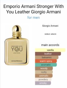 Emporio armani stronger with you leather 100ml edp tester for men beautifly. Com. Pk