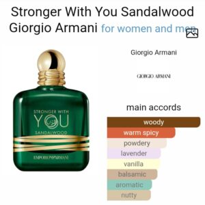 Emporio armani stronger with you sandalwood beautifly. Com. Pk